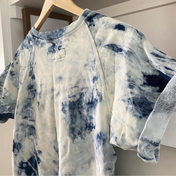 •Current/Elliot Indigo Summer tie dye short sleeve top• Size - Picture 9 of 9
